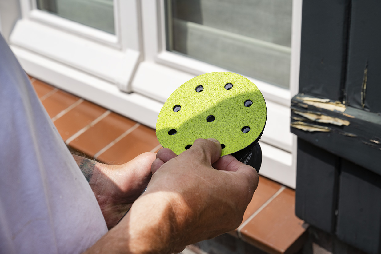 SIAPower schijf op Rupes schuurmachine