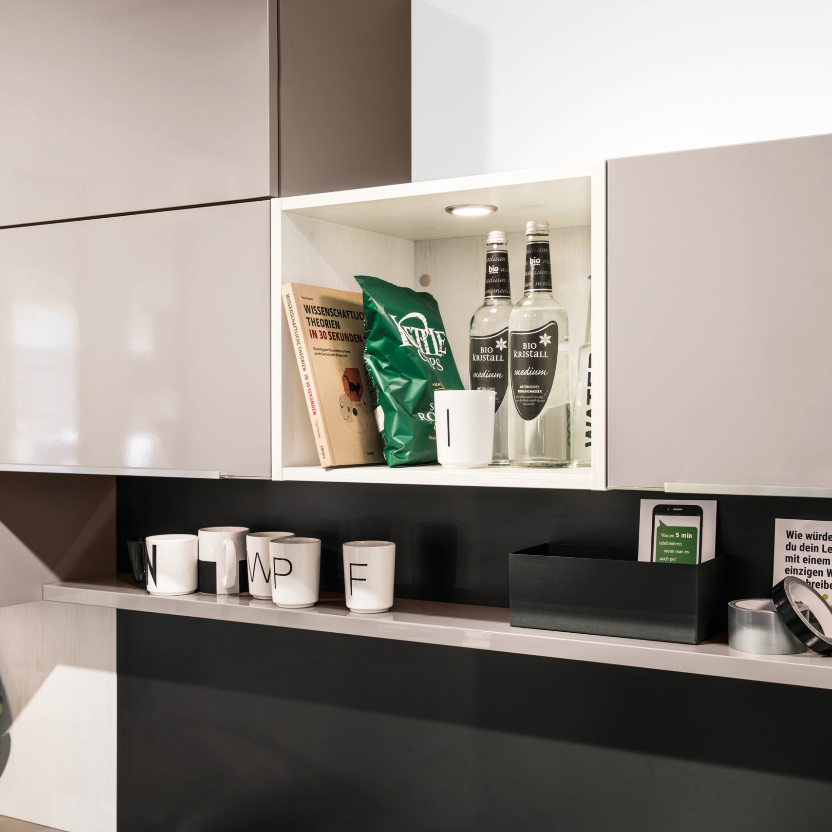 ABS Kantenband Kaindl 24230 Adobegrijs MN, Structuur W-86 23x0 8mm Rol à 150 mtr