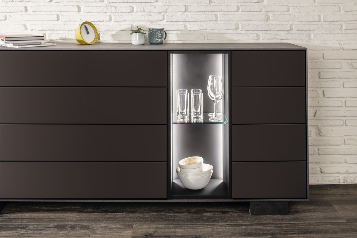 ABS Kantenband Kaindl 25726 Sepia Bruin MN, Structuur W-86 23x2mm Rol à 75 meter