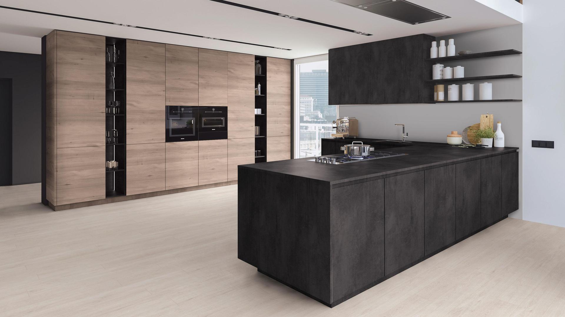 Kaindl Gemelamineerd Spaanplaat P2 42238 DP Beton Art Infinity 2800X2070X18MM