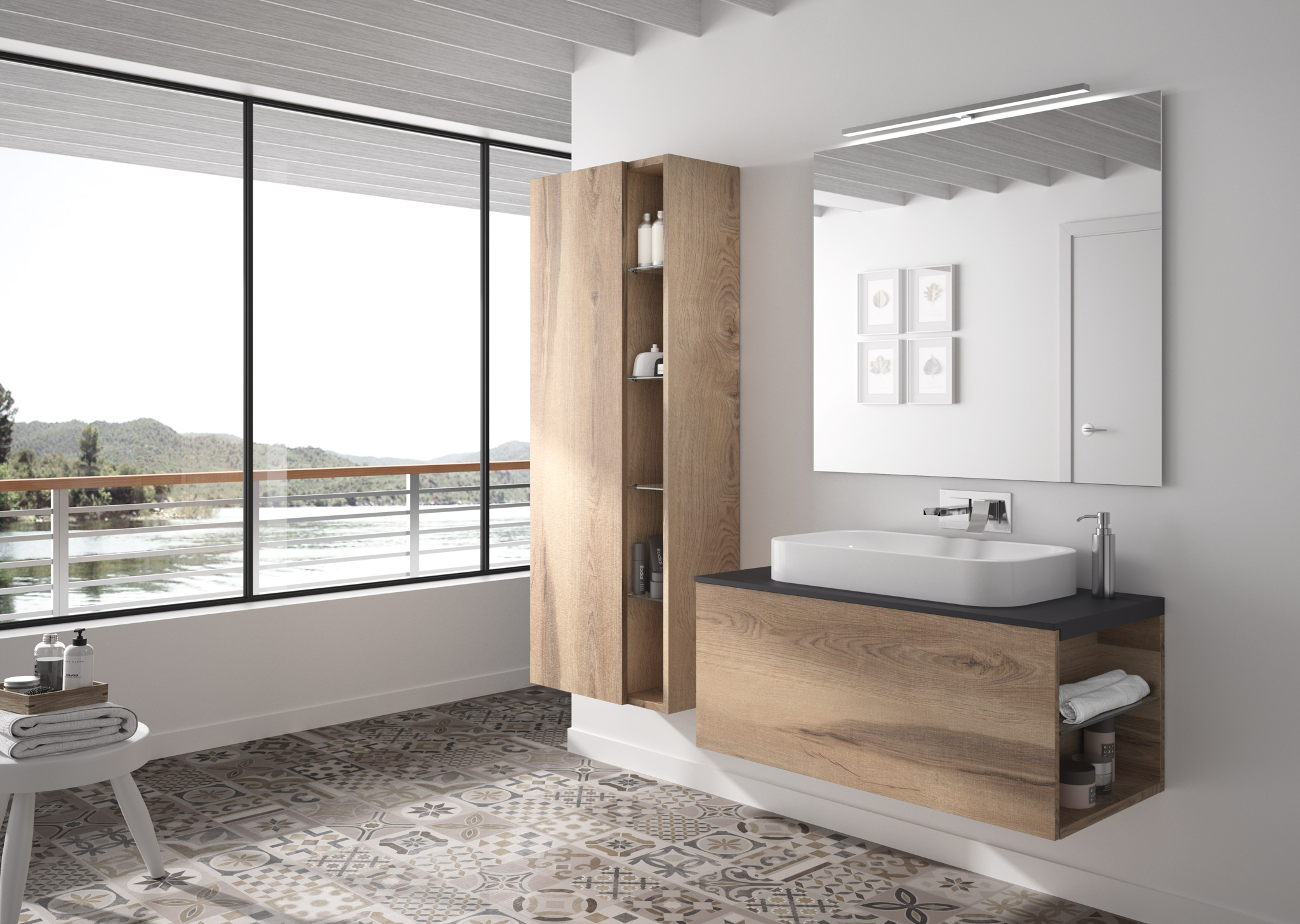 Finsa HPL 64U Roble Niágara Rock<(>&<)>Roll 2800X2050X0,7MM