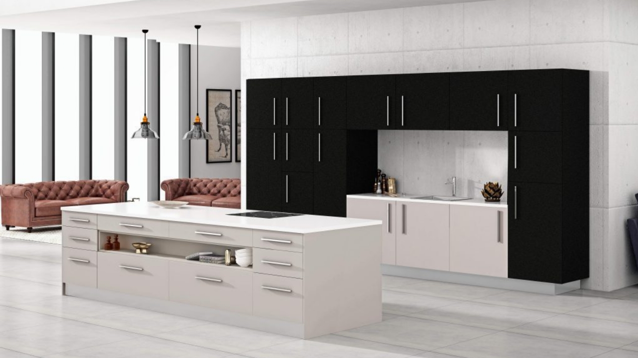 Alvic Zenit MDF 1-zijdig gelakt Supermat / Rugzijde Softmat Cashmere Metaldeco 2750X1220X18MM