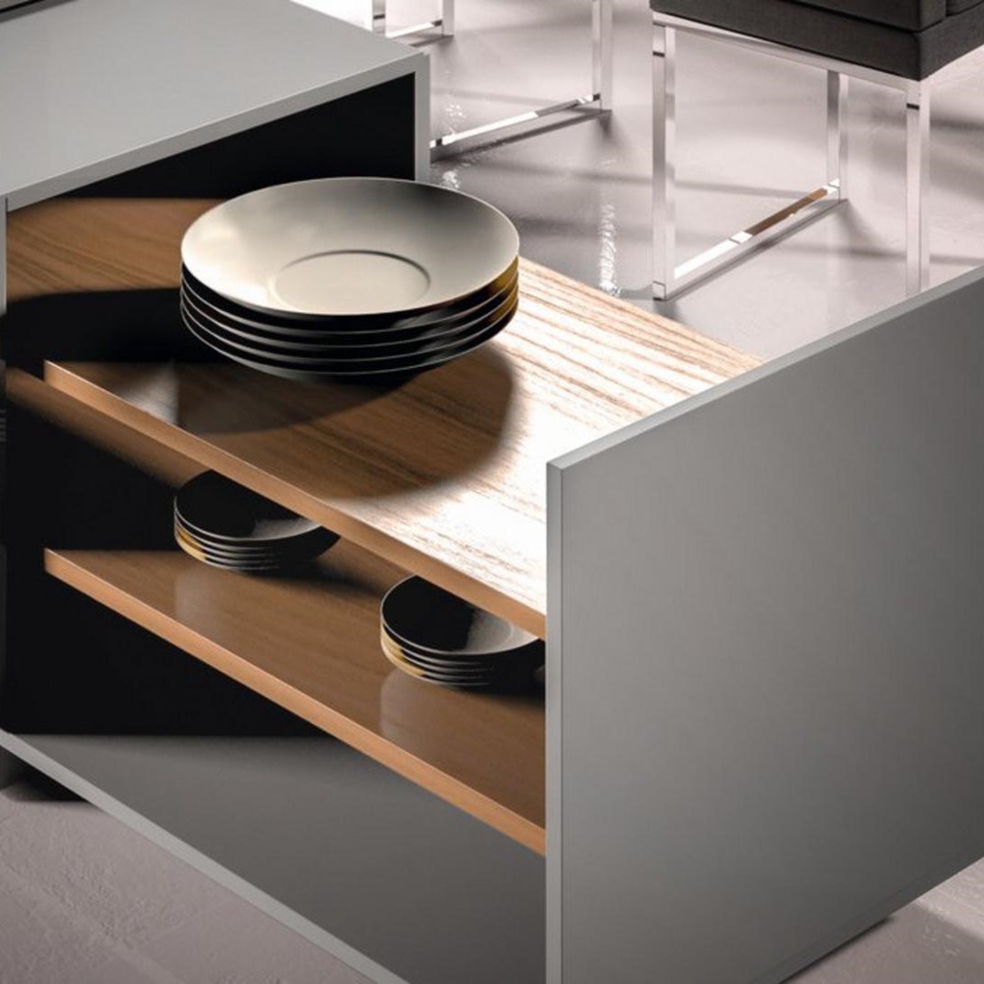 Kaindl Gemelamineerd MDF 2171 OF / Rugzijde MN Muisgrijs 2800X2070X19MM