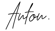 Handtekening Anton Verhoeks