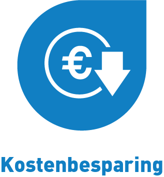 Pictogram kostenbesparing