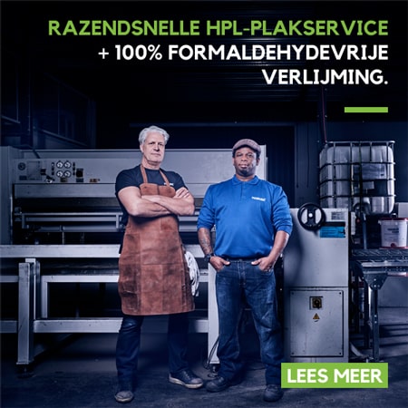 Razendsnelle HPL-plakservice